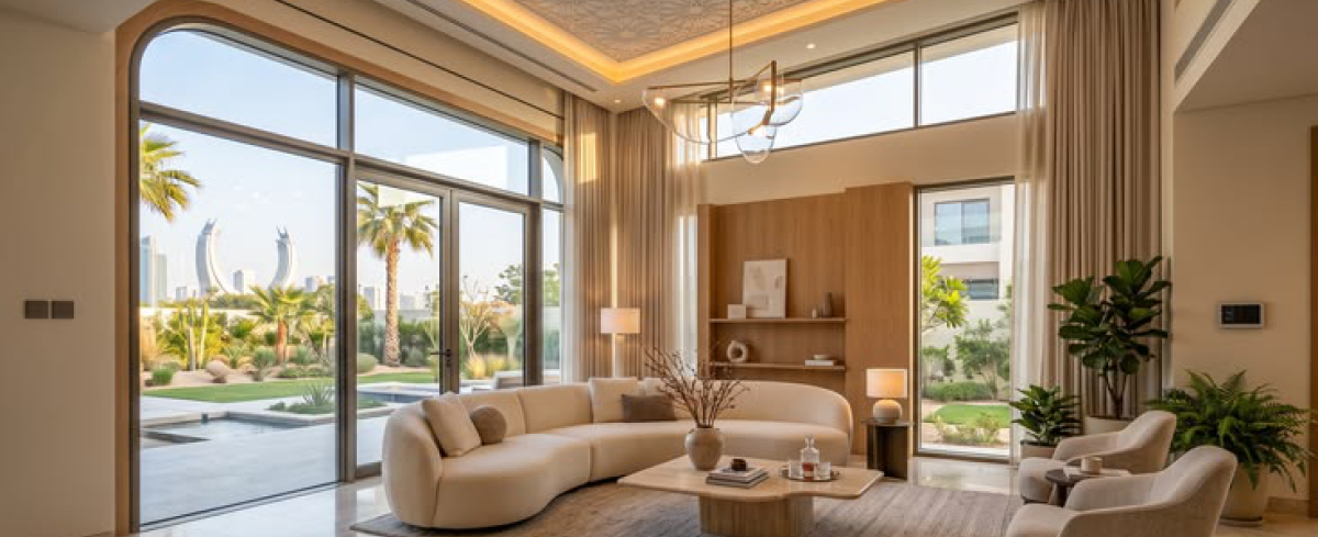 Luxury living room banner