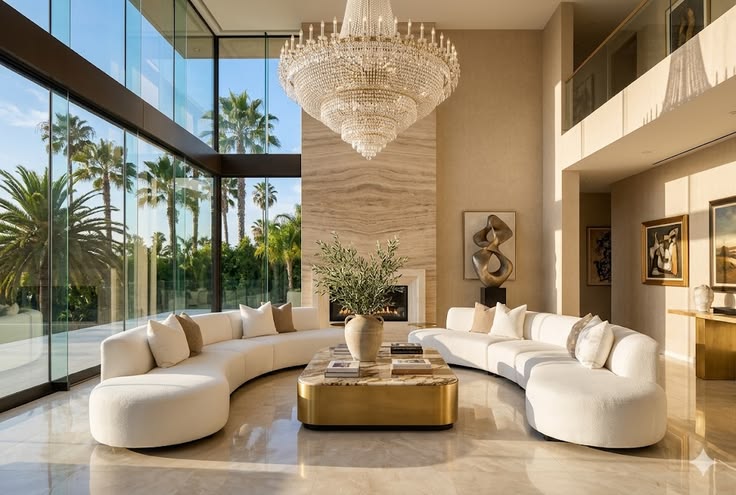 Luxury interior living room